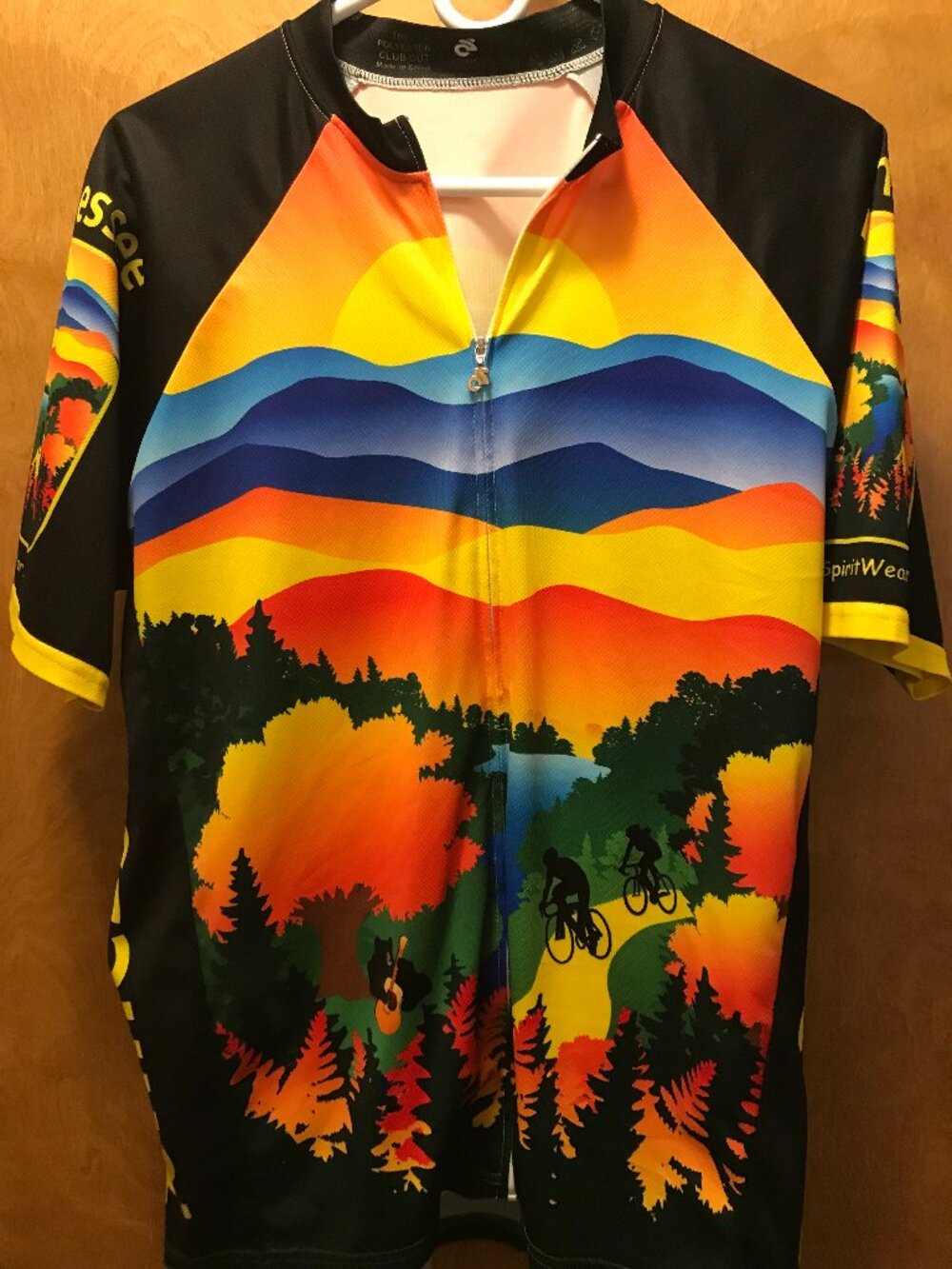 Mens Cycling Shirt Tennessee XL Free Spirit Wear